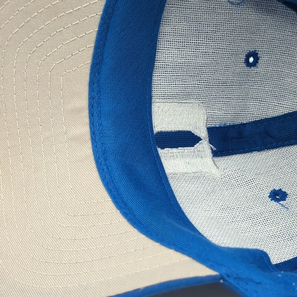 Vintage Duke Blue Devils Top of the World Pinstripe Hat Blue White Snapback